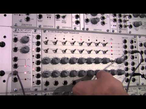 Doepfer A155 Analog/Trigger Sequencer Basics-Notes and Triggers Part One