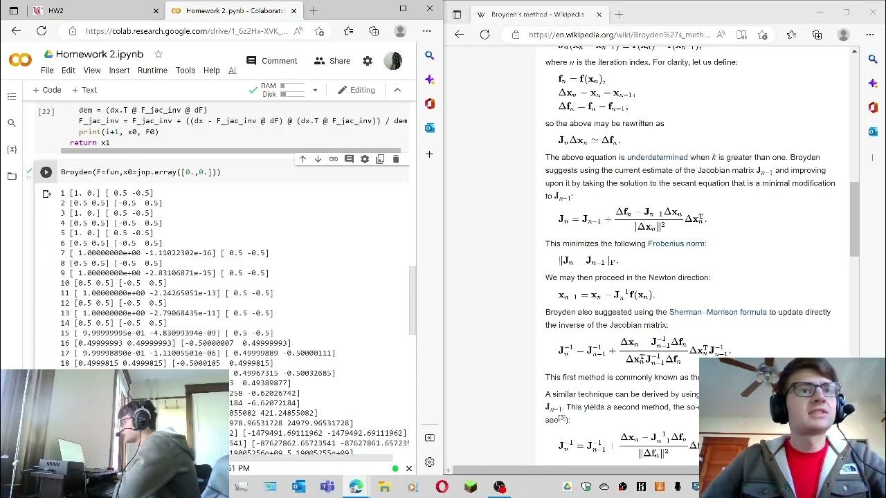 Computational Methods - Homework 2 - Part 2C - YouTube