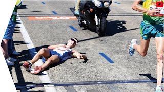 Amazing Marathon's Struggle and Collapse in Front of Finish Line !  || 19NINETEEN