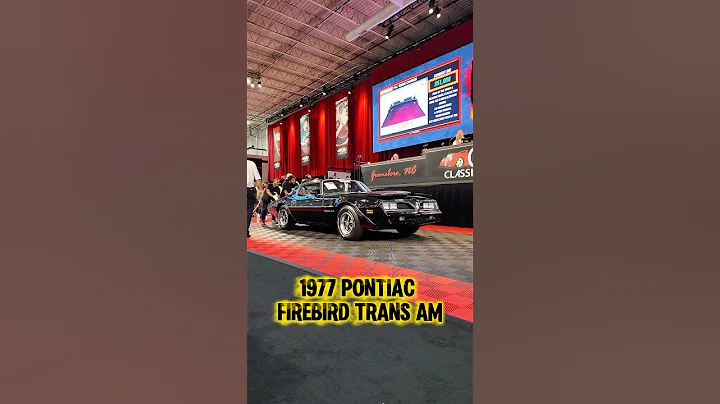 1977 Pontiac Firebird Trans Am. #shorts #viralshorts #pontiacfirebird #classiccarauction