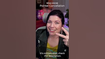 WCAG 2.5.2 Pointer Cancellation