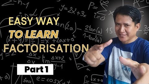 Factorise गर्ने सजिलो तरिका | wbbse class 9 maths chapter 8.3 | Psrt 1 # the_YT_school