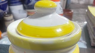 Salt jar ceramic pot