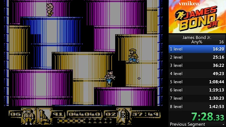 James Bond Jr.  (NES) - Speedrun - 01:36:45 - Worl...