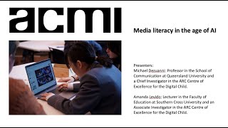 Media literacy in the age of AI: Session 4