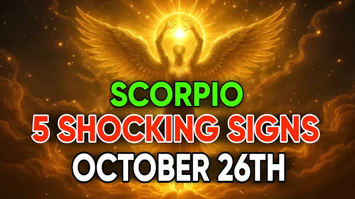 SCORPIO ♏ October 26 Will SHOCK You! 🚨 5 Signs the Universe Just Flipped Your Destiny FOREVER!