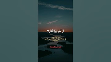 قل أعوذ برب الفلق❤️ #سورة_الفلق #ماهر_المعيقلي #تلاوة_خاشعة #صوت_جميل #قرآن_كريم #الجزائر #دعم