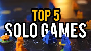 Top 5 SOLO Board Games of 2022!