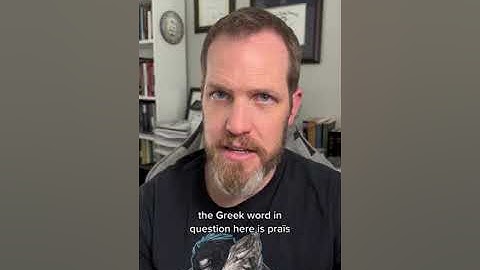 Correcting @JordanBPeterson Regarding “The Meek Shall Inherit the Earth”