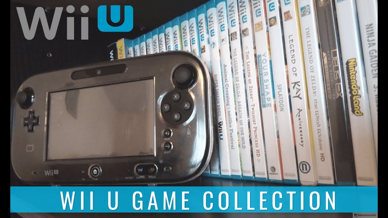 My Entire Nintendo Wii U Game Collection (2017) YouTube