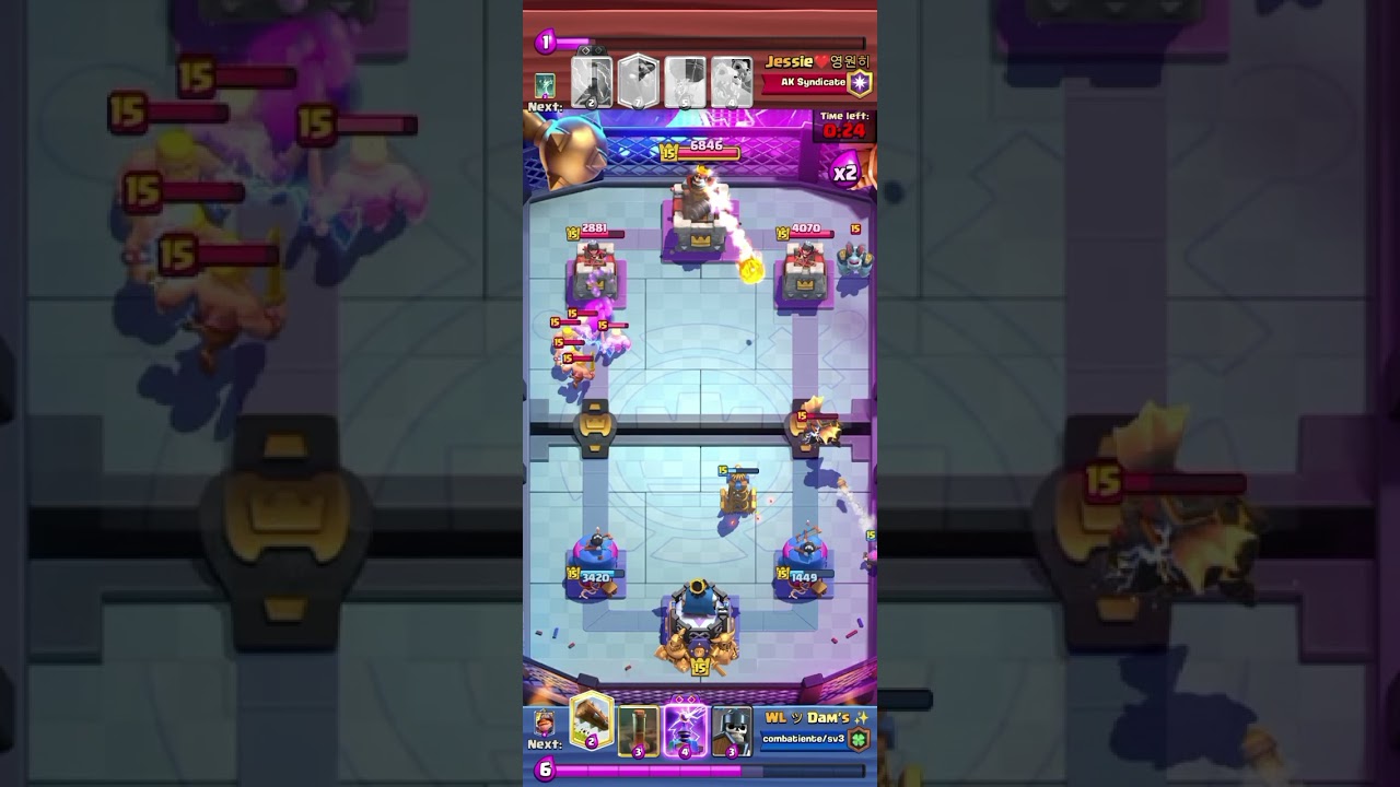 Jessie Vs Dam's Ultimate Champion Sep 29 2024 Clash Royale ( Lavaloon vs Hog Rider )