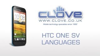 HTC One SV Languages screenshot 2