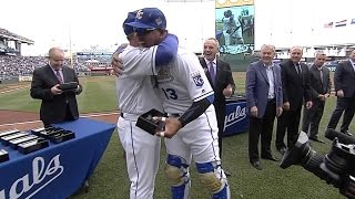 Royals receive their 2015 World Series rings