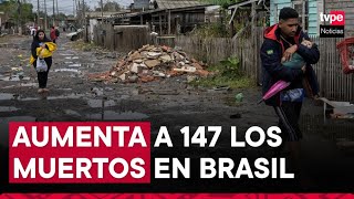 Brasil sufre nuevas crecidas en el sur del país y Lula admite “no estaban preparados”
