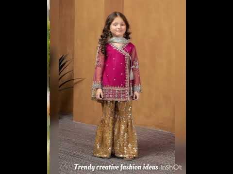 Angrakha style wear for baby girls #trending #viralshort - YouTube