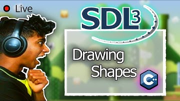 "Drawing Shapes" in SDL3 C++ |100 days of C++ (Days 49/100) | 250 Days of Programming (Day 53/250)