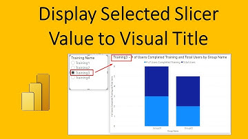Display selected value from slicer to Power BI Report