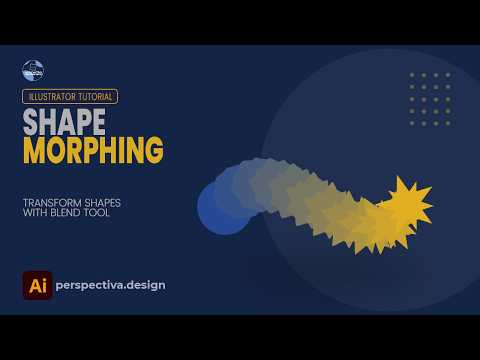 How to Morph Shapes in Illustrator with the Blend Tool