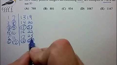 Counting Problem AMC10-8