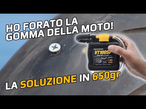 Forare una gomma in moto... non è più un problema! Intec VT100