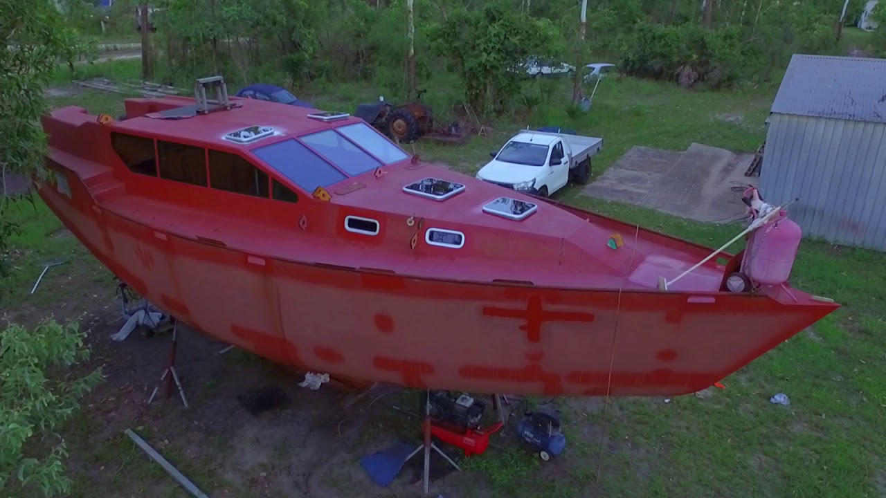 Steel Sailboat - Roberts 370E yacht project Dec 2017