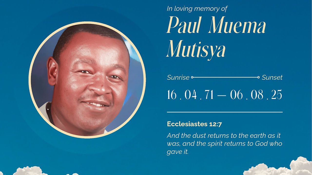 PAUL MUEMA MUTISYA SEND OFF