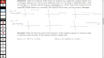 Introduction to sequences (Section 10.1, part 2)