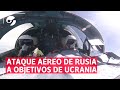 Aviones de COMBATE de Rusia ATACAN objetivos de Ucrania en la guerra