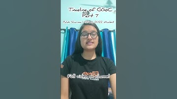 Google Summer of Code Timeline Part - 7 #google #gsoc #coding #internship2024 #opensource #gsoc2024