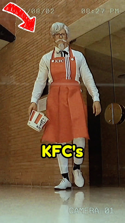 🐔 KFC Started Without Chicken?! 😲🥓 #shorts #kfc #kfcchicken #colonelsanders