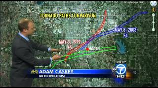 Three major tornadoes have struck the Oklahoma City area in the last 14 years