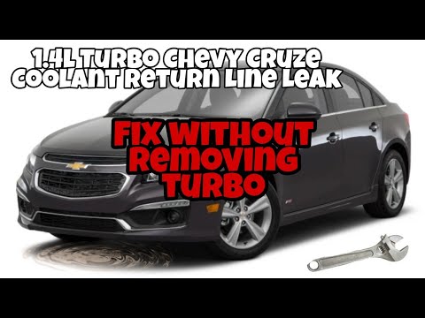 Chevy Cruze 1.4 turbo coolant leak fix - YouTube