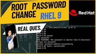 How to reset the root password in RHEL 9