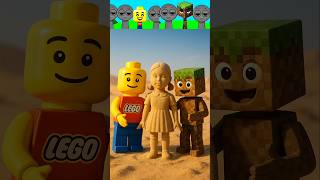 Lego & Minecraft Steve Making Oc Squid Game Doll Sand Character My Sprunki