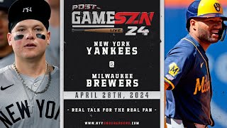 POST GameSZN: New York Yankees @ Milwaukee Brewers  Recap & Highlights  4/28