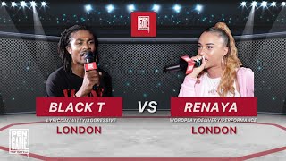 BLACK T Vs RENAYA | Pen Game Rap Battle 2023