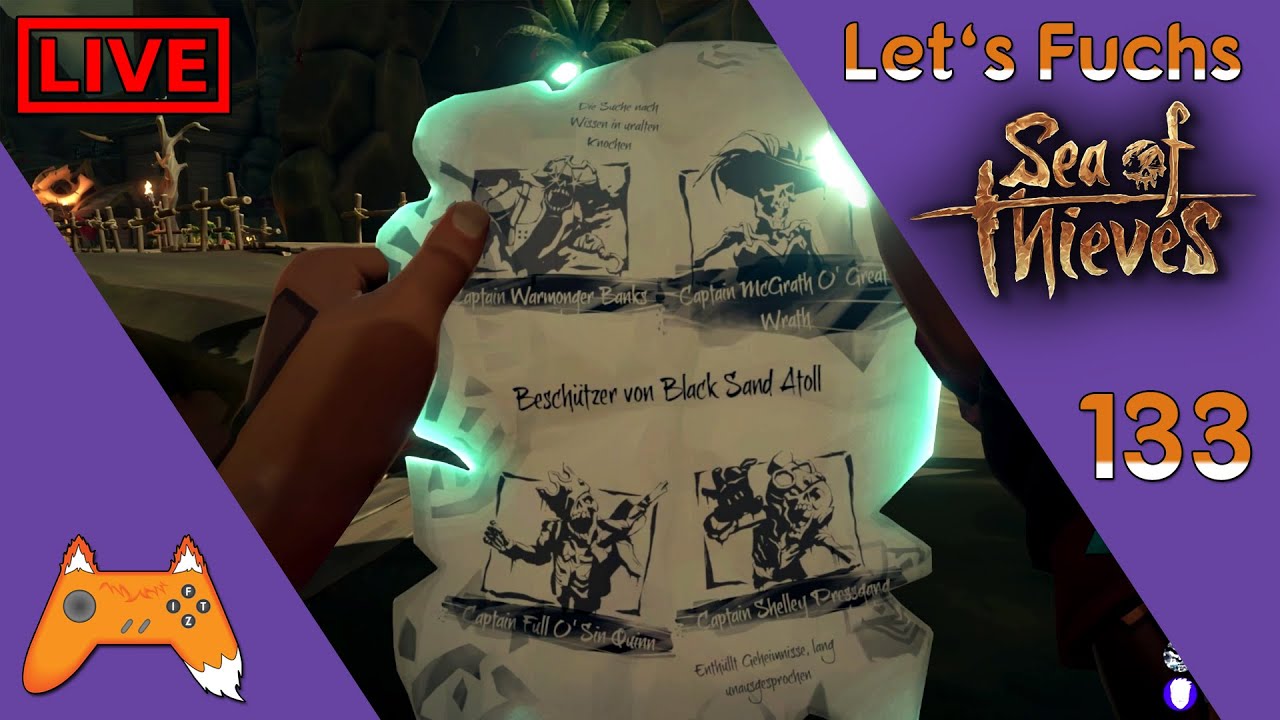 Endlich mal wieder Seelenorden 🏴‍☠️ Let's Fuchs Sea of Thieves 133 ⛵ Lets Play German/Deutsch 🏝️