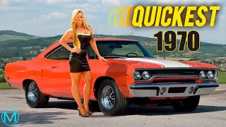 10 Quickest Muscle Cars of 1970 | What They Cost Then vs. Now