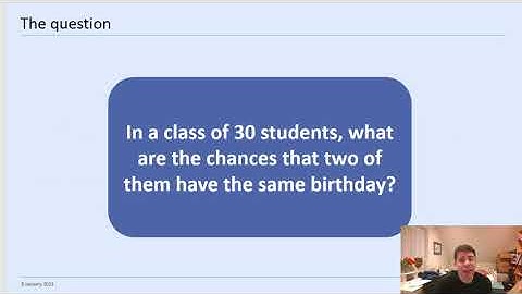 Probability, The Shared Birthday Problem