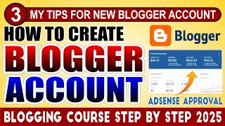 How to Create Account on Blogger | Blogging for Beginners | Full Blogger Course in Urdu in 2025🔥