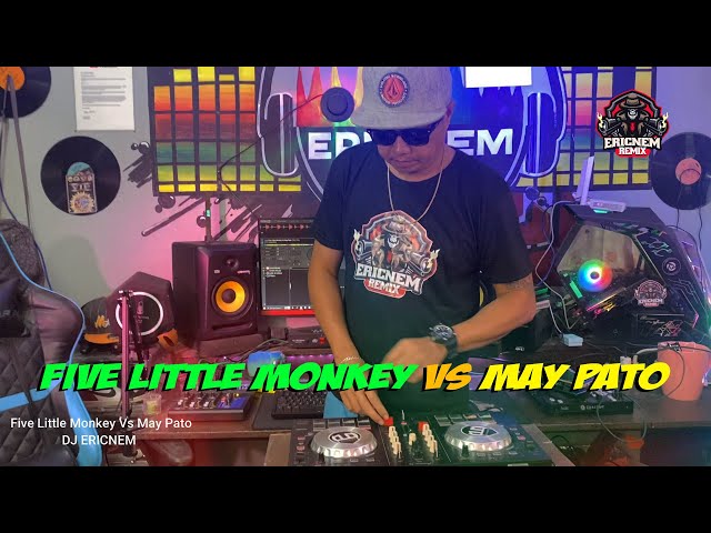 Tiktok Viral | Five Little Monkey Vs May Pato Budots | Dj Ericnem class=