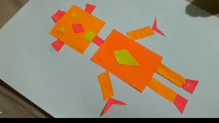 how to make robot with quadrilaterals||Nishmals world