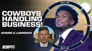 Did the Cowboys WIN the first round? 🍿 Dan Orlovsky is ALL ABOUT Caleb Downs 🔥 | Get Up