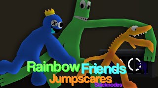 Roblox - rainbow friends | Jumpscares- stickman animation