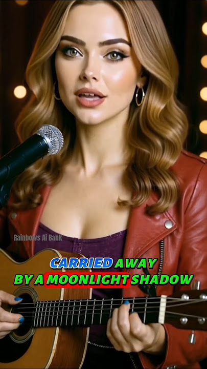 Moonlight Shadow Lyrics - Mike Oldfield ft  Maggie Reilly - Cover by Emily Linge #lyrics #shorts