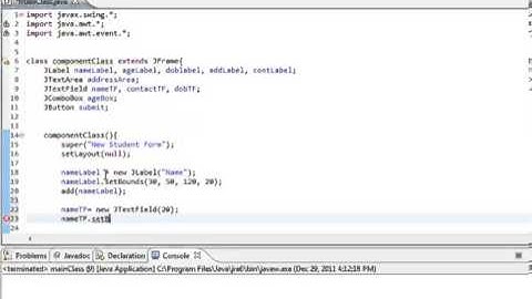 Learn Java in Hindi 53 a   Advanced Event Handling and Swing learning java