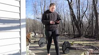 Workout Vlog: Peachy, deadlifts and running