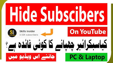 hide subscribers on youtube on pc laptop 2021 | hide subscribers on youtube channel | Skills Insider