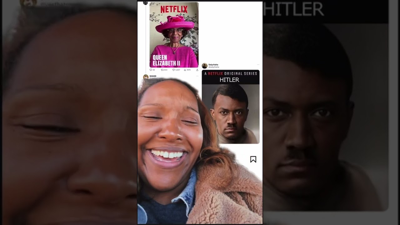 ⁣Twitter responds to black actors playing historically white characters 😩😂 #reactionvids #shorts