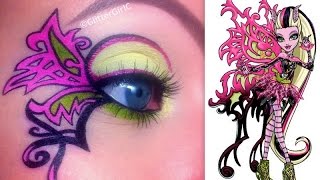 Monster High's Bonita Femur Makeup Tutorial